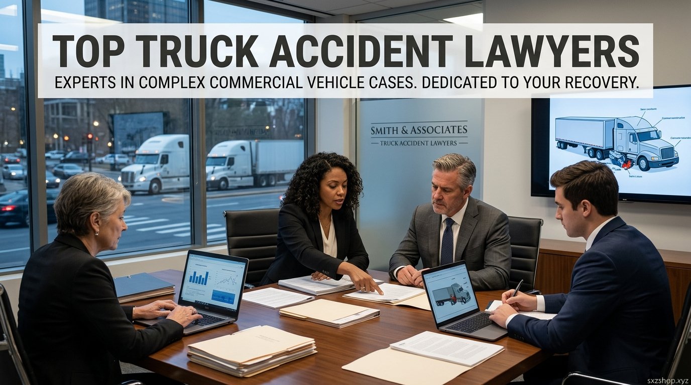 Top truck accident lawyers providing legal consultation and support for injury claims after a serious road accident.